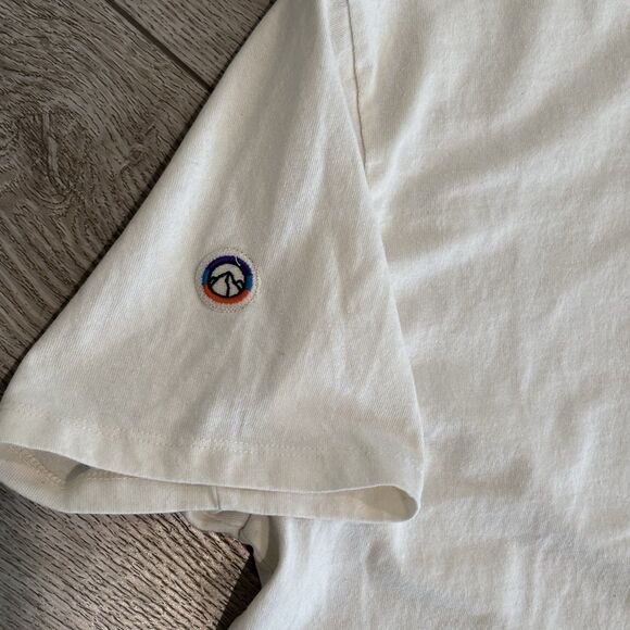 Patagonia Fitz Roy Icon Responsibili-Tee Mens Medium Shirt Birch White 37665 NWT - Picture 6 of 6